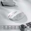 Redragon M913 Impact Elite Wireless Gaming Mouse, 16000 DPI Wired/Wireless RGB Mouse with 16 Programmable Buttons, 45 Hr Battery and Pro Optical Sensor, 12 Side Buttons MMO Mouse