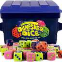 Big Discoveries Dumpster Dice Fast-Paced Family Dice Game | Fun 4-Player Board and Dice Game with Dumpster, 80 Piece Dice Set, and Graffiti Stickers | Perfect for Travel, Parties, and Game Night