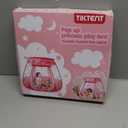 Pop Up Princess Tent with Colorful Star Lights for 1 2 3 Year Old Birthday Gift, 12-18 Months Baby Girl Toys, Foldable Ball Pit with Carrying Bag, Indoor&Outdoor Play Tent for Kids (Pink)