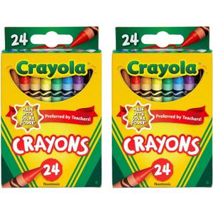 Crayola Crayons 24 ct (Pack of 2)