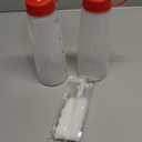 Condiment Squeeze Bottle for Sauces Wide Mouth, Plastic Squeeze Bottles for Condiments, Paint, Ketchup, Mustard, Oil, Resin, Baking, Cake Decorating, Cleaning, BPA Free-Food Grade (19 oz., 2, Count)