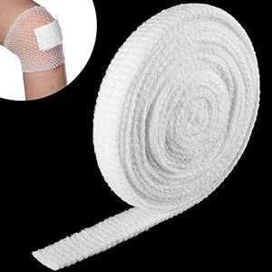 1 Roll Tubular Bandage Elastic Net Wound Dressing Elastic Retainer Tubular Stretch Gauze Bandage Without the Use of Adhesive Tape (Size 5 for Elbow)