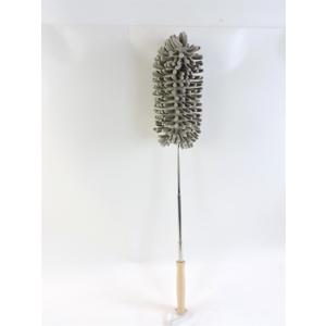 Telescopic Ceiling Fan Duster with Removable Chenille Fabric Grey