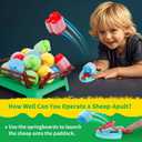 Family Board Games, Catapulting Sheep Game for Kids Ages 4-8 4-12, Jumping Sheeps Toys, 2-4 Players, Birthday Gifts Christmas Party