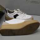 Dr. Scholl's Womens Madison Lace Sneaker White/ Oyster Smooth 9 M