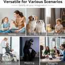 4K HD Wireless WiFi Security Camera, Nanny Cam for Home, Indoor Camera with Clock with App Control, AI Motion Detection, Loop Recording, Night Vision, Local & Cloud Storage, Easy to Use