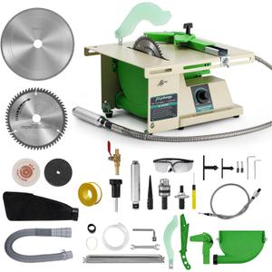 Pro Lapidary Saw for Cutting Rocks, 110V 1380W Jewelry Rock Saw Rock Cutter for Crafts Lapidary Equipment for Heavy Duty Gemstone Cutting Grinding Woodworking Carving