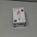 Lightinginside E12 Smart Light Bulbs 60W Equiv., Work with Alexa/Google Home/Smart Life, 500LM 6W RGBCW Candle Candelabra LED Light Bulbs, No Hub Required, 2.4G WiFi Bluetooth Bulb, ETL Listed, 4PCS (Multicolor)