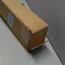 36 Inch Slide-On PVC Door Sweep for Bottom of Door, Door Bottom Seal with Drip Cap, Fits 1-3/4" Doors and 3/8"-7/8" Gaps, Exterior Door Draft Stopper, White, Made in USA