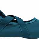 Women's Foldable Portable Flats Travel Ballet Flat Roll Up Slipper ShoesParty Bridesmaids Guests Wedding Yoga Sporty Minimalist Motion Comfort Fit Shoes (Medium, Green0)