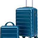 20+14 Inch Hardshell Luggages, Lightweight Durable ABS Suitcase