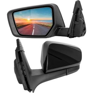 Left Driver Side Rear View Mirror Replacement for Chevrolet Chevy Impala 2014 1015 2016 2017 2018 2019 - Rearview Mirrors Assembly with 3Pins, Electric Adjustment, Black