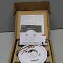 Kidde Smoke and Carbon Monoxide Detector, Hardwired with 10-Year Battery Backup, LED Status Lights, Interconnected, 85 dB Alarm, 5 inches