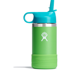 HYDRO FLASK Kids Water Bottle Jr. Stainless Steel Insulated With Straw Cap for Water, Milk, Juice, School, Camp, Sport, Play and Lunch, Easy to Clean, Leak-Resistant