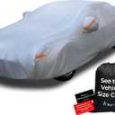 EzyShade Car Cover Waterproof All Weather. See Vehicle Size-Chart. Size A5 | Multi-Layer Outdoor Car Covers for Automobiles. Rain Sun Snow UV Dust Protection. Sedan, Hatch, SUV, Truck - See Size Chart