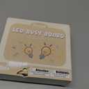 LED Busy Board for Toddlers 1-3,Montessori Sensory Toy with Key Switch and Plug, Light Up Wood Activity Switch Board for Fine Motor Skills, Educational Travel Toy Gift for 1 2 3 Year Old Boys Girls,Classic Theme