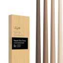 Viyffo Taper Candles 12 Inch 4 Pack Brown, 9 Hour Burn Unscented Dripless & Smokeless Decorative Candles for Dinner, Wedding & Home Decor