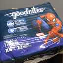 Goodnites Boys' Nighttime Bedwetting Underwear, Size Extra Small (28-43 lbs), 44 Ct (2 Packs of 22), Packaging May Vary