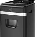 BONSEN Shredder for Office, 120-Sheet Auto Feed Paper Shredder, Micro Cut Paper Shredders for Home Office Use, 30 Minutes/High Security Level P-4/6 Gallon Bin (S3110)