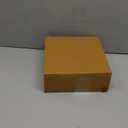 Mother's Day Gift Stainless Steel Spice Container 7 Containers and Small Spoon Orange See Through Masala Box Indian Masala Dabba with size 8 X 8 inches