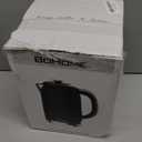 Electric Kettle, 1.7L/1500W, Stainless Steel, Digital Touch Panel, Keep Warm Function, Auto Shutoff, BPA-Free, Hot Water Kettle for Coffee & Tea, No Plastic Contact with Water (Black)