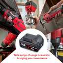 2P 18V 7.0Ah Lithium-ion Replacement for Milwaukee Battery Compatible with Milwaukee 18V Battery 48-11-1820 48-11-1850 48-11-1860 48-11-1870 Cordless Power