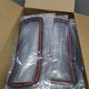 JeCar 9pcs Black Grill Inserts Headlight Covers Trim Kit for 2024 2025+ Jeep Wrangler JL JLU Gladiator JT