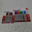 Sharpie 30075 Sharpie Permanent Markers Fine Point 1  Pack of 2 (16Pcs)