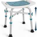 PELEGON Shower Chair for Inside Shower (350 lb) - Adjustable Height Shower Stool - Shower Seats for Adults, Bath Stools for Shower to Sit, Shower Chair, Shower Stools for Adults Sitting - Teal