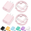 iPhone Charger Fast Charging,[MFi Certified] 2Pack 20W Type C Fast Charger Block with [10FT&6FT] USB C to Lightning Cable Compatible for iPhone 14/13/12/11 Pro Max/Xs Max/XR/X,iPad