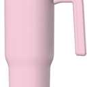 Hydrapeak Voyager 32 oz Tumbler with Handle and Straw Lid | Reusable Stainless Steel Water Bottle Travel Mug Cupholder Friendly | Insulated Cup (Baby Pink)