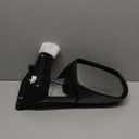 Lqito Right Passenger Side Door Mirror Compatible With 2012 2013 2014 2015 2016 Honda CRV CR-V With Manual Folding Power Glass Black Replace#76208-T0A-A11 (3Pins)