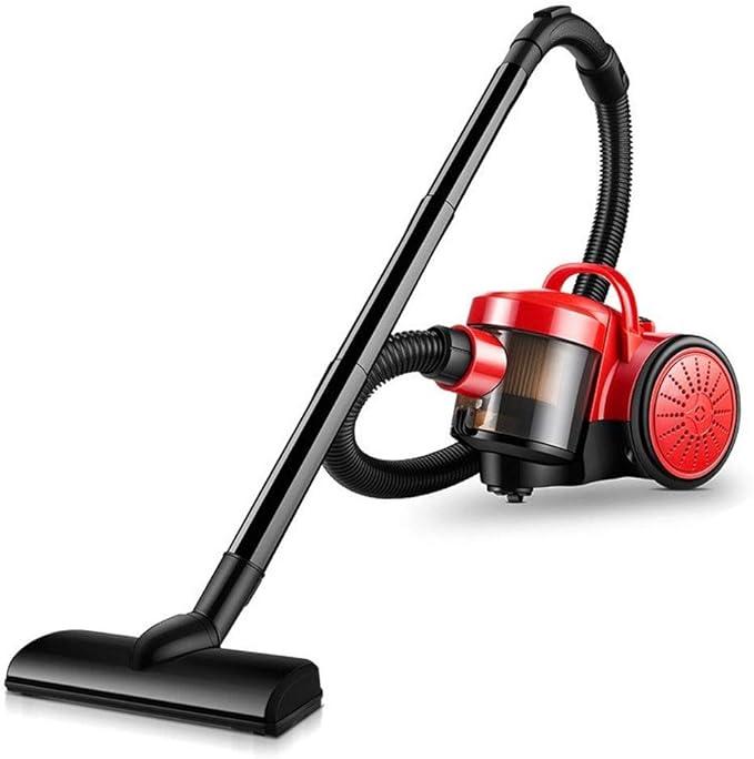 Hand Held Vacuum, Handheld Vacuum Cleaner, for Home Hard Floor Carpet Light Weight Power Strong Suction Powered Brushes Cordless Stick Vacuum (Red)