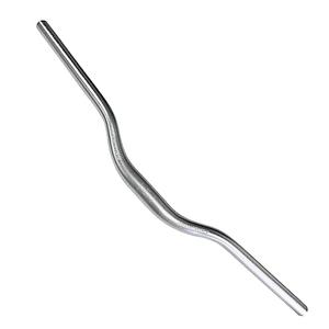 UPANBIKE Mountain Bike Handlebar 31.8mm, Aluminum Alloy MTB Bicycle Riser Handlebar Extra Long 700mm with Paint Matte Surface (Silver, 700mm)