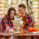 FairySandy 14 Pcs Thanksgiving Tiered Tray Decor Fall Thanksgiving Pumpkin Wooden Decorations Set Rustic Farmhouse Truck Spice Blocks Autumn Wooden Sign for Winter Halloween
