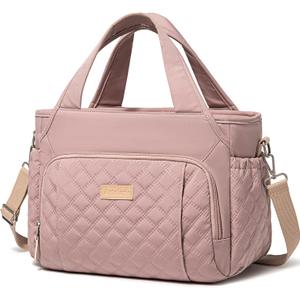 Artelaris Insulated Lunch Bag for Women,Leak-Proof Cooler Lunch Box, Cooling Tote for Adult,with 7 Pockets,Adjustable Strap(15 Liters)