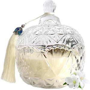 7oz Jar Scented Candles Gift for Women Home Decor(Jasmine), 3.94 inches x 5.12 inches