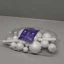Bright Creations DIY Solar System Model Kit - 24 Piece Set with 14 White Foam Balls & 10 Bamboo Sticks for Science Projects