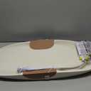 Skip Hop Baby Changing Pad Nursery Style Wipe-Clean Contoured with Cushioned Foam, Non-Skid Base, Built-in Safety Belt & Tuck-Away Toy Bar Fits Standard Changing Tables, Oat