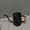 GUKJOB Plant Watering Can,35oz Metal Watering Can,Stainless Steel Indoor Plants with Long Curved Spout,Small Bonsai Outdoor Garden Modern Decorative(Black)