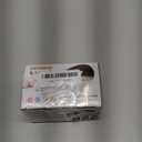 Garlic Press Rocker Stainless Steel Garlic Crusher, Mincer and Chopper with Peeler and Scraper,brush, Easy Kitchen Gadget for Effortless Smashing (Sliver)