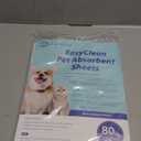 L&W BROS. Easy Clean Pet Quick Absorbent Sheets  Innovative Solution for Mess-Free Cleanup Not Traditional Pee Pads, 12"x10" for Urine and Pet Stain & Odor Remover (80 PCS)