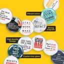 2 x Super Cute Fridge & Locker Magnets  12 Glass Magnets with Vibrant Colors  Strong Hold for Photos, Notes, Recipes  Aesthetic Refrigerator Decoration - Perfect for School & College Locker (Medium, Business)