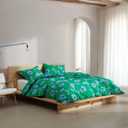 MARIMEKKO - Queen Comforter Set with Shams, Lightweight Bedding