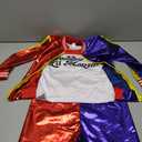 Costumes Set for Girls Kids' Halloween Cosplay Outfit with Jackets T-Shirt Shorts (140(7-8T), Red) M