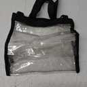 DALIX Clear Shopping Bag Security Work Tote Shoulder Bag Womens Handbag