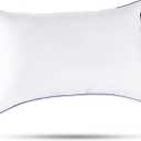 JOLLYVOGUE Pillows King Size Set of 1, Washable Supportive Single Bed Pillow with Super Soft Down Alternative Fill, Luxury Fluffy Hotel Quality for Side, Back, and Stomach Sleepers