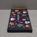 Christmas Tree Collar, 24 Inch Xmas Tree Ring Fabric Square Skirt for Artificial Trees, Snow Cover and Sequin Christmastree Box Collar,Holiday Christmas Home Decor for Decorations (Pink)