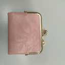 RNIEGA Wallet Women Small RFID Blocking Bifold Leather Wallets for Women Vintage Coin Purse With Zipper and Kiss Lock