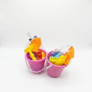 Sand Toy Bucket Pink 2 pack